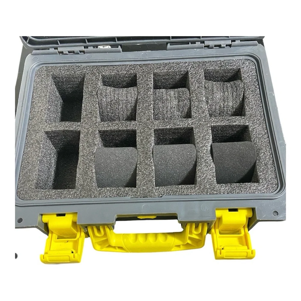 Invicta Gray and Yellow 8 Slot Dive Storage Case